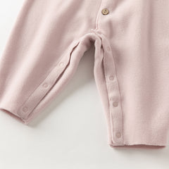 Dave&Bella Baby Girls/Boys Autumn Indoor Antistatic Hooded Crawling Romper