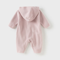 Dave&Bella Baby Girls/Boys Autumn Indoor Antistatic Hooded Crawling Romper