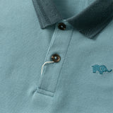 Dave&Bella Kids Boys College Style Cotton Blue Polo Shirts Top