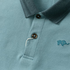 Dave&Bella Boys Autumn College Style Cotton Blue Polo Shirts Top