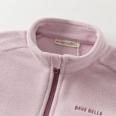 Dave&Bella Kids Girls/Boys Autumn Warm Long Sleeve Cozy Fleece Outwear Coats