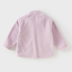 Dave&Bella Kids Girls/Boys Autumn Warm Long Sleeve Cozy Fleece Outwear Coats