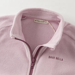 Dave&Bella Kids Girls/Boys Autumn Warm Long Sleeve Cozy Fleece Outwear Coats