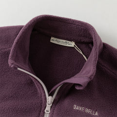 Dave&Bella Kids Girls/Boys Autumn Warm Long Sleeve Cozy Fleece Outwear Coats