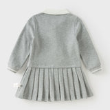 Dave&Bella Toddler Girls Cotton College Style A-line Dress
