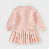 Dave&Bella Toddler Girls Cotton College Style A-line Dress