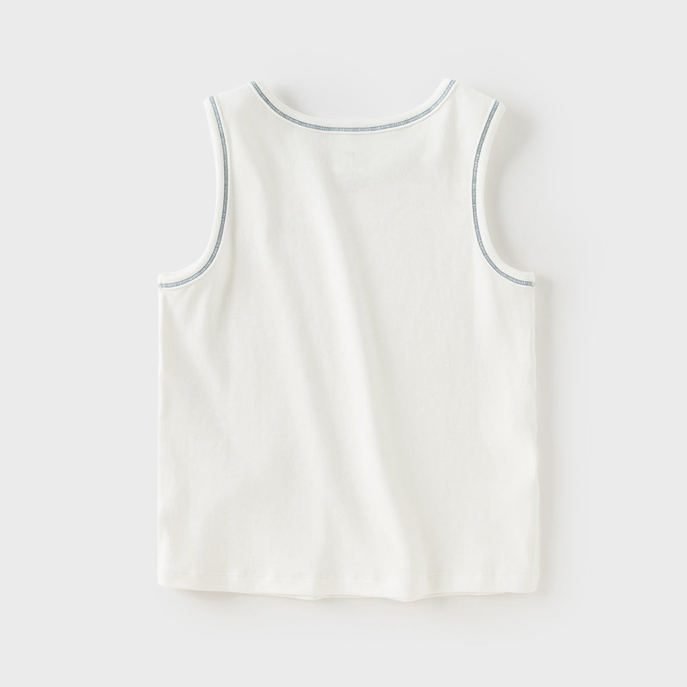 Dave&Bella Kids Girls/Boys Soft Cotton Sleeveless Tank Tops