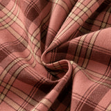 Dave&Bella Toddler Girls Pink Plaid Doll Collar Soft Birthday A-line Dress