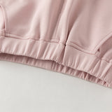 Dave&Bella Toddler Girls Pink Sweet Flower Print Soft Jogger Pants