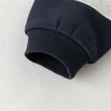 Dave&Bella Toddler Boys Light Grey Cute Print Daily Simple Versatile Polos