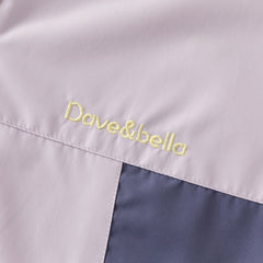 Dave&Bella Toddler Girls/Boys Purple/Navy Classic Waterproof Hooded Jackets