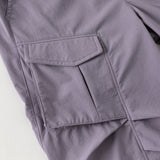 Dave&Bella Toddler Boys Purple/Light Khaki Adjustable-waistband Lightweight Pants