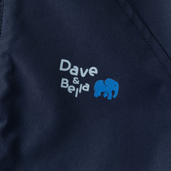 Dave&Bella Toddler Boys Navy Fleece Warm Versatile Turtle Waterproof Coats