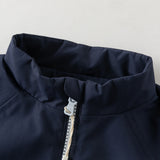 Dave&Bella Toddler Boys Navy Fleece Warm Versatile Turtle Waterproof Coats