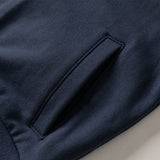 Dave&Bella Toddler Boys Navy Turtle Outwear Long Sleeve Baseball Jackets
