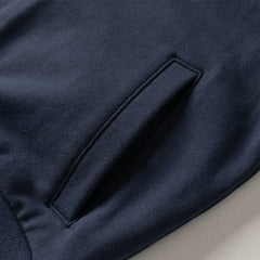 Dave&Bella Toddler Boys Navy Turtle Outwear Long Sleeve Baseball Jackets