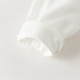 Dave&Bella Toddler Boys White Print Long Sleeve Soft Cotton Shirts