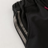 Dave&Bella Toddler Boys Carbon Black Simple Versatile Soft Jogger Pants