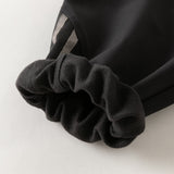 Dave&Bella Toddler Boys Carbon Black Simple Versatile Soft Jogger Pants