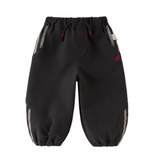 Dave&Bella Toddler Boys Carbon Black Simple Versatile Soft Jogger Pants