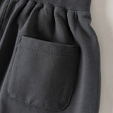 Dave&Bella Toddler Boys Grey/Apricot Daily Versatile Cozy Pants