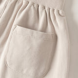 Dave&Bella Toddler Boys Grey/Apricot Daily Versatile Cozy Pants