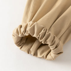 Dave&Bella Toddler Boys Khaki/NavyNavy Simple Versatile Drawstring Pants