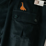 Dave&Bella Toddler Boys Khaki/NavyNavy Simple Versatile Drawstring Pants