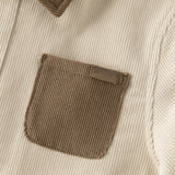 Dave&Bella Kid Boys Khaki Cotton Comfortable Versatile Lapel Coats