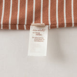 Dave&Bella Toddler Boys Navy/Brown Striped Cotton Casual Long Sleeve T-shirt