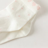Dave&Bella Toddler Girls Love /Flower Group Cute Print Soft Casual Short Socks[Pack of 2]