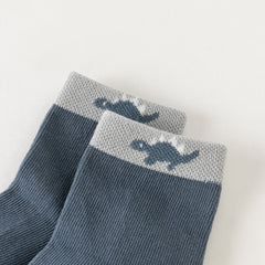 Dave&Bella Toddler Boys Cute Animals Print Cozy Socks