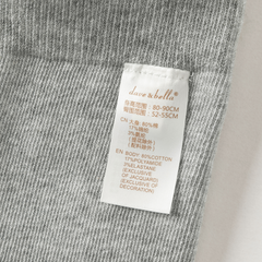 Dave&Bella Toddler Girls Grey Elegant Slim Stretchable Footed Lightweight Tights