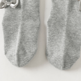 Dave&Bella Toddler Girls Grey Elegant Slim Stretchable Footed Lightweight Tights