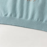 Dave&Bella Toddler Girls/Boys Pink/Blue Cute Rabbit/Dog Print Knitted Vests