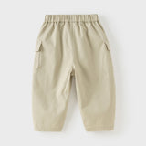 Dave&Bella Toddler Boys Navy/Khaki Casual Comfortable Loose Pants