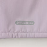 Dave&Bella Kid Girls/Boys Purple/Blue Fleece-lined Outdoor Hooded Jackets