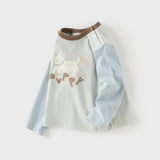 Dave&Bella Toddler Girls/Boys  Multi-Color Cute Print Soft Daily Cotton T-shirts
