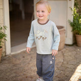 Dave&Bella Toddler Girls/Boys  Multi-Color Cute Print Soft Daily Cotton T-shirts