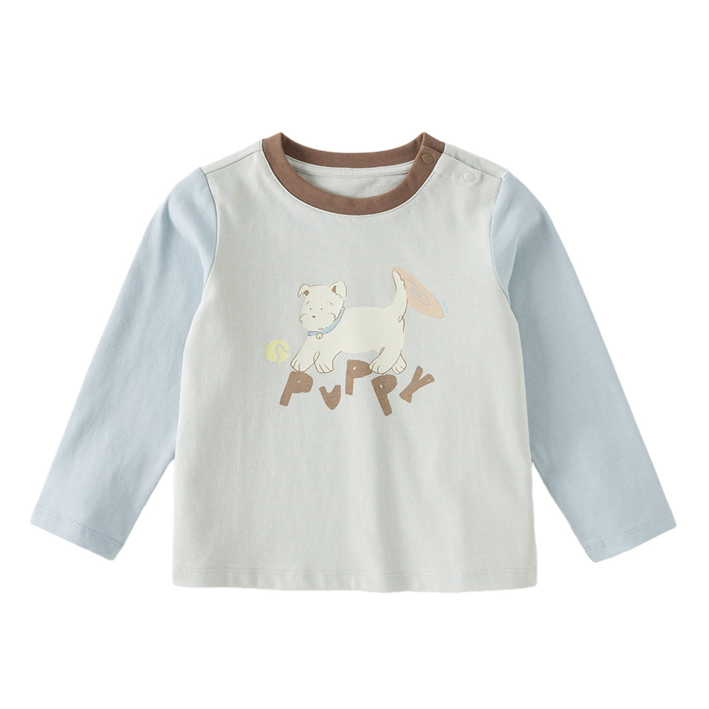 Dave&Bella Toddler Girls/Boys  Multi-Color Cute Print Soft Daily Cotton T-shirts