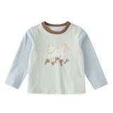 Dave&Bella Toddler Girls/Boys  Multi-Color Cute Print Soft Daily Cotton T-shirts
