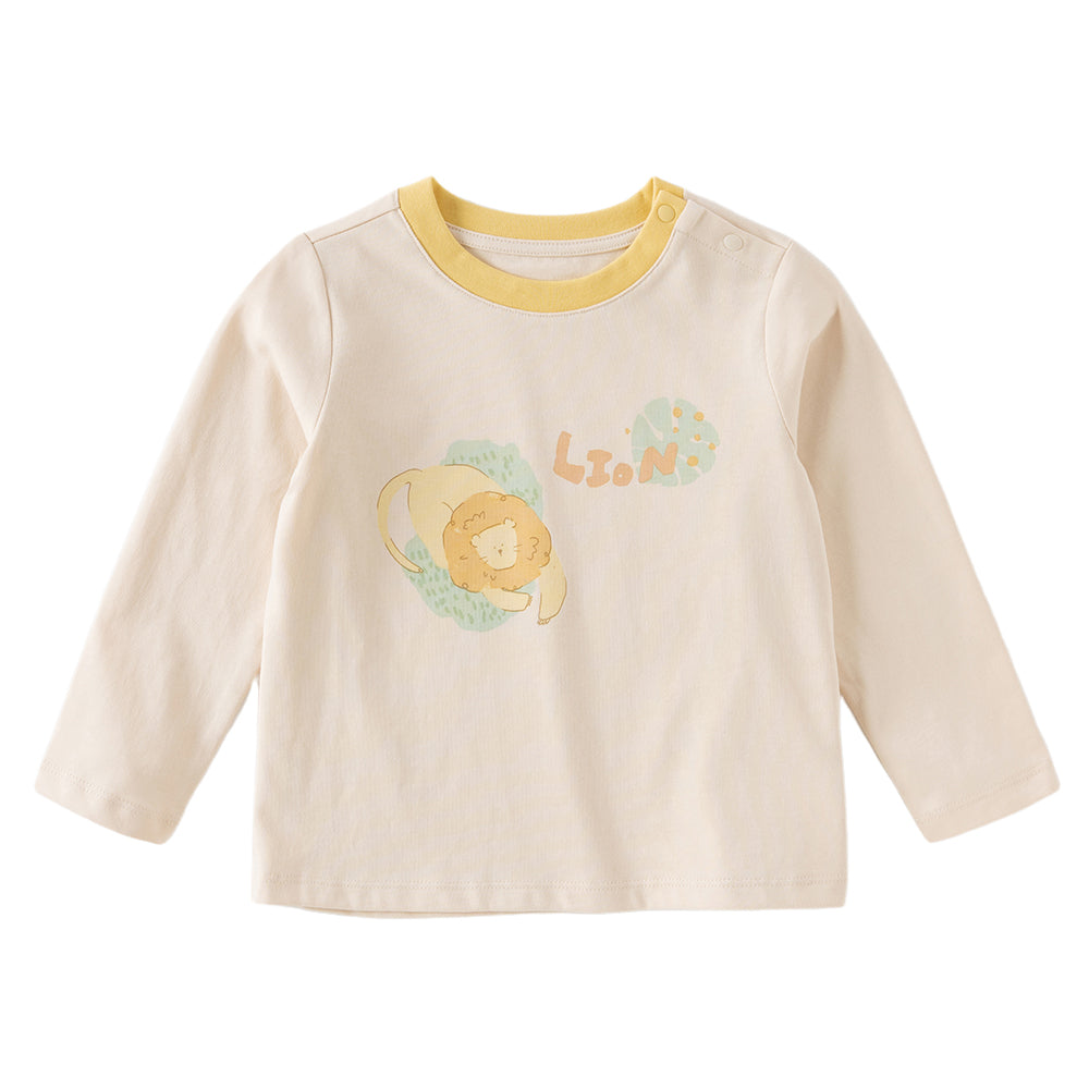 Dave&Bella Toddler Girls/Boys  Multi-Color Cute Print Soft Daily Cotton T-shirts