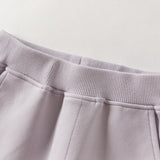 Dave&Bella Toddler Girls Purple/Dark Gray Rabbit Comfortable Outdoor Loose Pants
