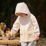 Dave&Bella Toddler Girls/Boys Pink/Yellow/Blue Cute Animals Print Hooded Jackets