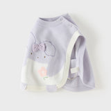 Dave&Bella Toddler Boys/Purple Cute Print Cozy Soft Comfortable Cotton Vests
