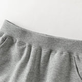Dave&Bella Toddler Girls Grey/Pink Soft Cozy Casual Plain Pants