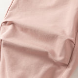 Dave&Bella Toddler Girls Grey/Pink Soft Cozy Casual Plain Pants
