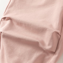 Dave&Bella Toddler Girls Grey/Pink Soft Cozy Casual Plain Pants