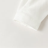Dave&Bella Toddler Boys White Car Embroidery Cotton Soft Simple Style Shirts