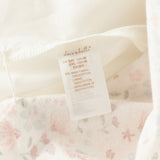 Dave&Bella Toddler Girls Beige Floral Print Doll Collar Soft Cotton A-line Dress
